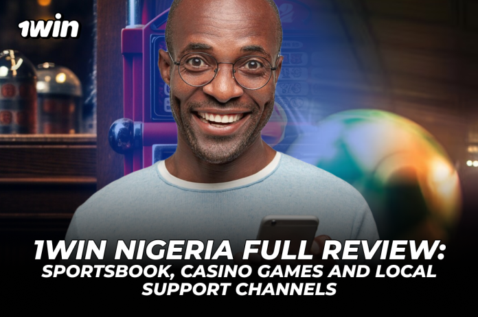 1Win Nigeria sportsbook and casino interface showing betting markets and games