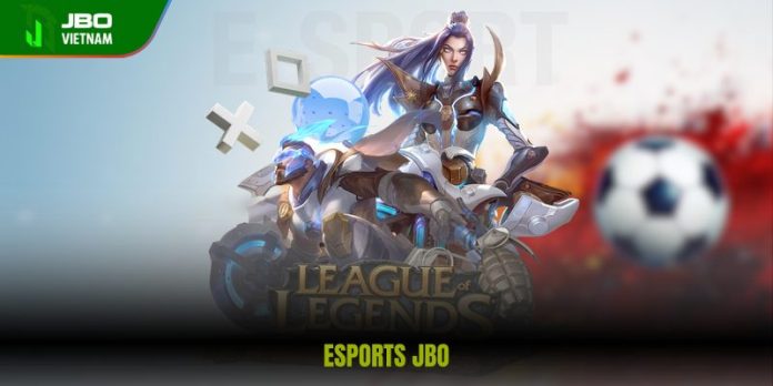 esports jbo betting interface with professional esports tournament gameplay