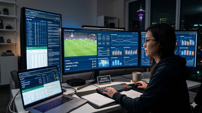 data driven sports betting strategies dashboard