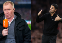 Scholes reveals Arteta’s tactical mistakes in Arsenal defeat against Man City