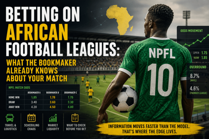 African football betting strategy showing odds analysis for NPFL and other leagues