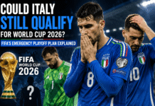 Could Italy Still Qualify for World Cup 2026? FIFA’s Emergency Playoff Plan Explained Italy national football team players during a World Cup qualification match