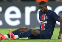PSG provide Dembele injury update before Arsenal UCL final clash