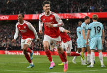 EPL: Arsenal set four records after narrow win over Burnley