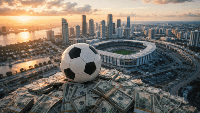 Economic impact of the 2026 FIFA World Cup on global football, sponsorships, infrastructure and sports business growth.