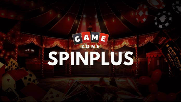 Player exploring SpinPlus games on the GameZone online gaming platform