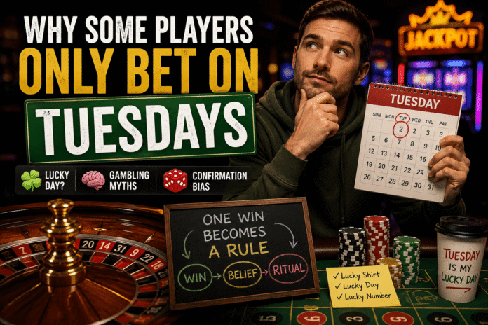 Gambling myths and lucky Tuesday rituals influencing casino players