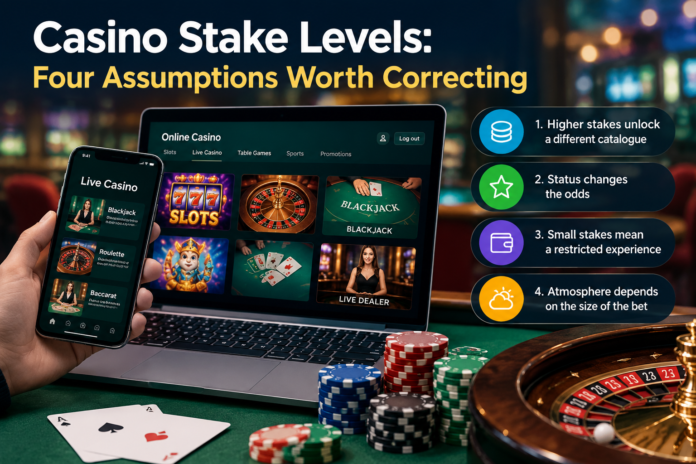 Casino stake levels and betting limits explained