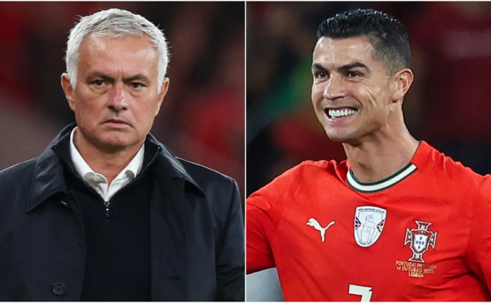 Jose Mourinho, Cristiano Ronaldo.
