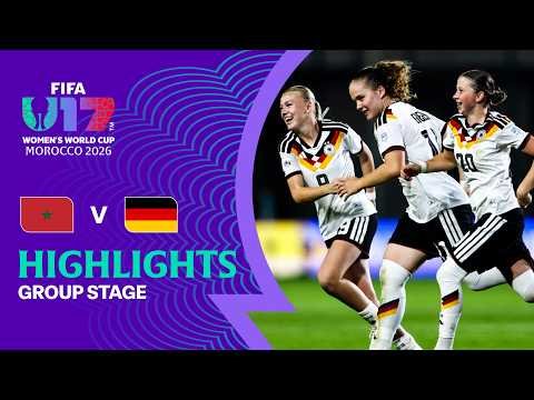 Morocco U17 vs Germany U17 Women