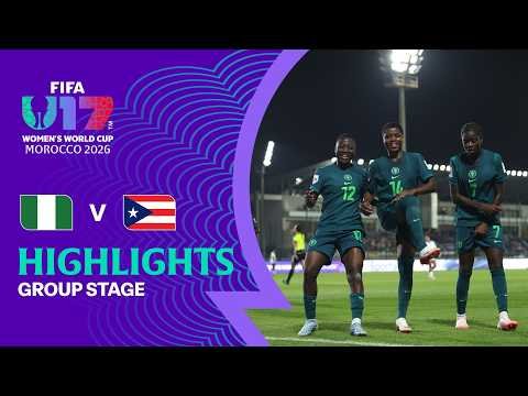 Nigeria U17 Women vs Puerto Rico Women U17